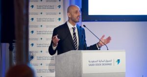 ￼Thursday 5 November
￼￼￼￼￼￼08.15-08.55
￼￼￼￼Registration and Coffee
Terrace Foyer
￼￼￼￼￼￼￼￼ALL SESSIONS
Terrace Ballroom
￼￼￼￼￼08.55-09.00
￼￼￼Welcome Address: Adel S. Al-Ghamdi, Chief Executive Officer, Saudi Stock Exchange
￼￼￼￼￼09.00-09.15
￼￼￼￼￼￼Keynote Address: Sandy Frucher, Vice Chairman, The NASDAQ Group
￼￼￼￼09.15-09.25
￼￼￼￼Keynote Address: David A. Hamod, President and Chief Executive Officer, National US-Arab Chamber of Commerce
￼￼￼￼09.25-09.45
￼Presentation – The Saudi Economy 2015-2030
Fahad Alturki, Chief Economist, Jadwa Investment
￼￼￼￼￼09.45-10.45
￼￼￼￼￼￼The QFI Programme and Beyond: Internationalising the Saudi Market
￼￼￼￼￼￼￼￼￼￼￼￼￼ The strategic context of QFI Programme
 Future plans for Saudi market
 Interactive Q&A with audience on QFI and investor concerns
￼￼￼Presentation: Adel S. Al-Ghamdi, Chief Executive Officer, Saudi Stock Exchange
￼￼￼Interactive Q&A moderated by: Richard Banks, Consulting Editor, Euromoney Conferences
Panellists: Adel S. Al-Ghamdi, Chief Executive Officer, Saudi Stock Exchange
Abdullah Al-Khalifah, Head of Post Trade Department, Saudi Stock Exchange
Hassan Alshuaiby, Manager, Financial Instruments Department, Capital Market Authority of Saudi Arabia
Bader Balghonaim, Manager of the Rules, Regulations and International Standards Department, Capital Market Authority of Saudi Arabia
￼￼￼￼￼10.45-11.00
￼￼￼Issuer Interview I: Khaled H. Al-Biyari, Group Chief Executive Officer, Saudi Telecom Company Interview conducted by: Richard Banks, Consulting Editor, Euromoney Conferences
￼￼￼￼￼￼11.00-11.35
￼￼￼￼Coffee break
Terrace Ballroom
￼￼￼￼￼￼￼11.35-11.50
￼￼￼￼￼￼Issuer interview III: Shujaat Nadeem, Group Treasurer, SAMBA
Interview conducted by: Richard Banks, Consulting Editor, Euromoney Conferences
￼￼￼One to one meetings between Saudi and international delegates
￼￼￼￼￼￼￼￼￼￼￼￼￼￼￼11.50-12.10
￼Debate: Saudi Arabia in EM/FM Portfolios
A conversation with John Lomax, Head of Global Emerging Market Strategy, HSBC and
Yazan Abdeen, Lead Fund Manager, Head of MENA Liquid Assets, SEDCO Capital Moderated by: Tom Buerkle, International Editor, Institutional Investor
￼￼￼￼￼12.10-13.00
￼￼￼￼￼￼Discussion: Saudi Company CFO Panel
￼￼￼￼￼￼￼￼￼￼￼ The current state and future path of the Saudi economy and its effect on businesses
 The role and importance of QFI and other programmes to open the Kingdom to more
foreign investment.
 How does the Saudi banking sector compare with international/global banking sector?
 Oil price decline and the Saudi government as a borrower - what impact does it have on the banking sector and other industries?
￼Moderated by: Tom Buerkle, International Editor, Institutional Investor
Panellists: Marwan Al-Gosaibi, Treasurer, Tasnee (National Industrialisation Co.)
Abdullah Al-Khalifa, Chief Financial Officer, Al Rajhi Bank
Alwaled Al-Moaither, General Manager, KSA Treasury, Saudi Basic Industries Corporation, (SABIC)
Tharwat Amer, Chief Financial Officer, Shaker Group
￼
￼￼￼￼13.00-13.50
￼￼￼￼￼￼￼￼￼￼￼￼Discussion: The Market’s Perspective
￼￼￼￼￼￼One to one meetings between Saudi and international delegates
￼￼￼￼￼￼￼ Reviewing the Saudi opportunity – do investors see it differently?
 Learning from the experience of existing investors
 The challenge and opportunity of QFI programme and beyond
 Other forms of market access – funds, ETFs, proxies
 Regulatory, market, governance and administrative concerns
￼Moderated by: Chris Wright, Middle East Editor, Euromoney
Panellists: Mazen Al Sudairi, Group Head of Sell-Side Research, Alistithmar Capital
Iyad Ghulam, Equity Research Analyst, NCB Capital
Bassel Khatoun, Chief Investment Officer of MENA Equities, Franklin Templeton Investments (ME) Ltd
Sebastien Lieblich, Executive Director, Index Management Research, MSCI
￼￼￼￼￼￼13.50-15.00
￼￼￼￼￼Luncheon
Terrace Foyer
￼￼￼￼￼15.00-18.00
￼￼￼￼￼￼One to one meetings between Saudi and international delegates
￼￼Friday 6 November – Full day dedicated to one to one meetings between Saudi and international delegates
N.B.Euromoney Conferences reserves the right to amend the programme and is not responsible for cancellations due to unforeseen circumstances. Euromoney Conferences accepts no responsibility for statements made orally or in written material distributed by any of its speakers at its conferences. In addition, Euromoney Conferences is not responsible for any copying, republication or redistribution of such statements.